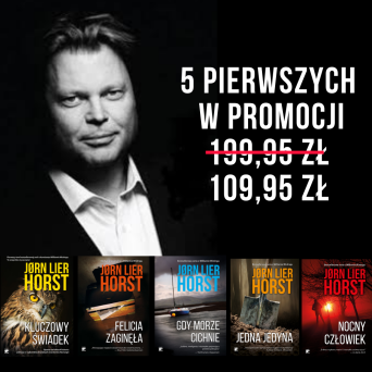 5 pierwszych tomów kryminałów o komisarzu Wiliamie Wistingu. PROMOCJA!