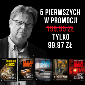 5 pierwszych tomów kryminałów o komisarzu Wiliamie Wistingu. PROMOCJA!