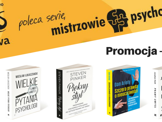 "Mistrzowie Psychologii" z extra -45% rabatem!